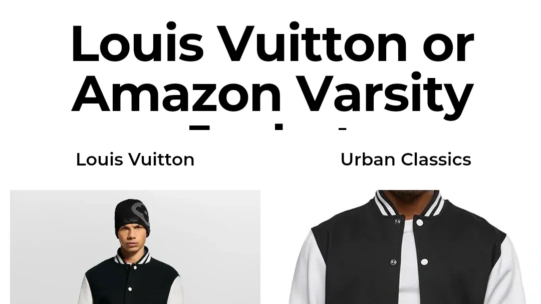 Video: Louis Vuitton or Amazon Varsity Jacket