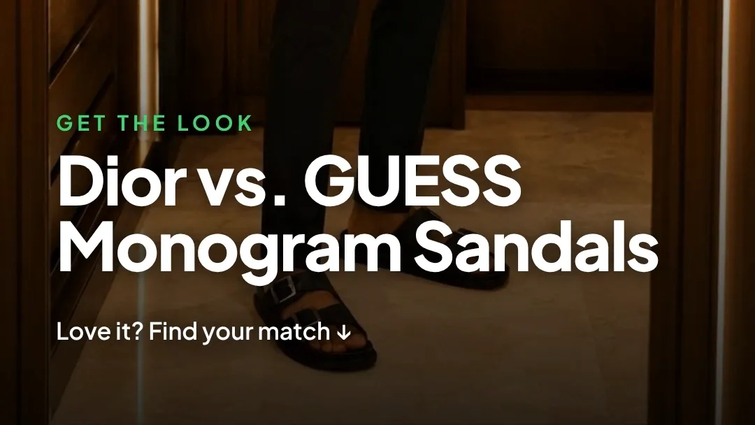 Video: Dior vs. GUESS Monogram Sandals